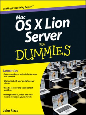 cover image of Mac OS X Lion Server For Dummies